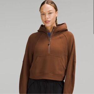 Lululemon half zip oversized scuba